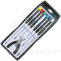 HRV-5141 Juego destornilladores con alicates de corte