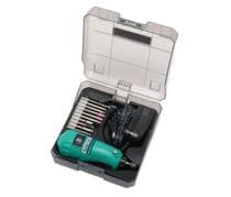 HRV-5202 Kit mini taladradora amoladora con LED, juego de fresas, brocas y alimentador