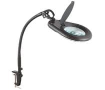 HRV-6143 Lupa de trabajo con luz, de x2,25 aumentos, 220V Negra