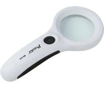 HRV-6612 Lupa 3 aumentos con luz LED y detector de billetes falsos