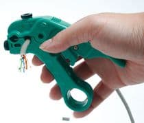 HRV-7589 Alicates pelacables universal para cables coaxiales y UTP/FTP
