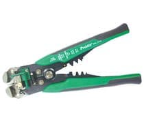 HRV-8057 Alicates mordaza corta, pelacables y crimpadora regulable