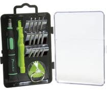 HRV-9314 Estuche de herramientas 17 en 1 para la reparación de telefonos y productos Apple