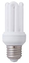 ILUM-11274 Bombilla bajo consumo 4 tubos U, 11W, E27 luz dia
