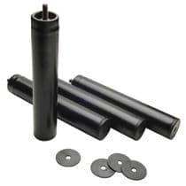 Juego Patas Somier Redondas (4 Unidades) 5 x 27cm