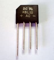 KBL10 Puente rectificador de diodos 4A/1000V KBL10G