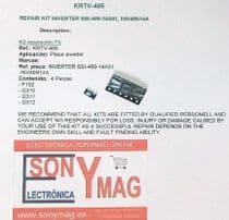 KRTV-405 Kit de reparación para placa inverter SSI-400-14A01, INV40N14A