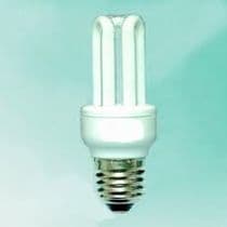 LBC-54245 Lampara bajo consumo E27 9W. luz calida 3U mini