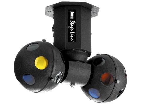 LE-212 Efecto de Iluminación 2 X SPACE BALL Monacor