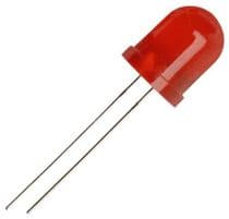 LED-10R Diodo LED 10mm Rojo Difuso