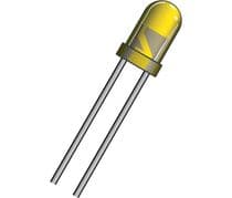 LED-3A Diodo LED de color amarillo, diámetro 3mm