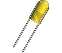 LED-5A Diodo LED de color amarillo, diámetro 5mm
