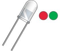 LED-5R/V Diodo LED 5mm. bicolor rojo y verde