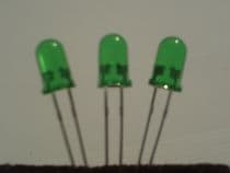 LED-5VT12V Diodo LED 12V. 5mm. Verde transparente