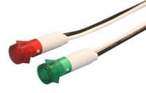 LED-856/12 Piloto LED 12Vdc 10,5mm con cables
