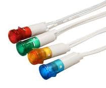 LED-856/230 Piloto LED redondo 230Vac 10,5mm con cables
