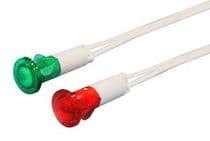 LED-858 Piloto LED 230V 13,5mm con cables