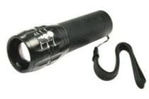 LIN-360 Linterna LED 3W de alta luminosidad de aluminio con zoom