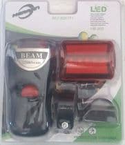 LIN-626171 Conjunto de luces LED con soportes para bicicleta