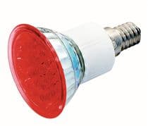 LP-163 Lámpara de 24 LEDs E-14 230Vac/1,8W luz de color rojo