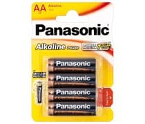 LR-06 Blister de 4 Pilas alcalinas PANASONIC LR06 = AA