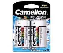 LR-20C Blister 2 pilas Digi-alkalinas LR20 = D = SUM3 CAMELION