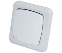 ME-36530/C Conmutador para empotrar serie Elegance blanco