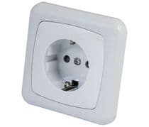 ME-36530 Enchufe Schuko para empotrar serie Elegance blanco