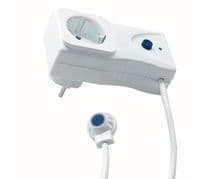 MEL-044 Toma de red para TV ecológica, desconecta de la corriente al pasar a stanby.