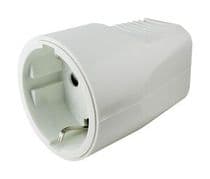 MEL-36036P Enchufe schuko hembra aerea 16A/250V con protección