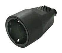 MEL-36038 Enchufe schuko hembra con protección 16A/250V