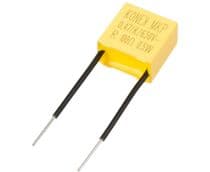 MKP470K-630V-100R Filtro supresor de chispas Condensador MKP 470nF 630V Resistencia 100 ohmios 0,5W