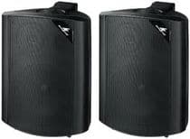 MKS-64/SW Pareja de recintos, Bafles ABS negros 2 vias 90W Monacor