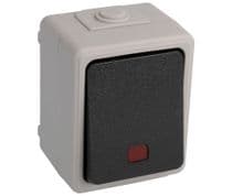 MSE-094 Interruptor luminoso de superficie estanco para intemperie IP54