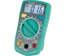 MUL-010 Polímetro digital MT-1233C, 3 1/2 dígitos, con test de temperatura