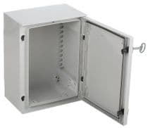 NSYPLM43G Caja armario de pared PLM de PET gris 430X330X200mm