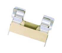 PF-001 Portafusible para circuito impreso fusibles cristal y ceramicos 5x20mm