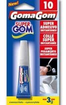 PG-10 Pegamento de cianocrilato Goma Gom tubo 3 gramos