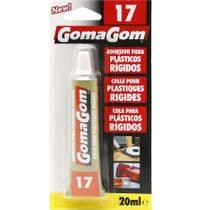 PG-17 Pegamento GomaGom adhesivo para plásticos rígidos 20mL