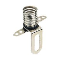 PL-023 Portabombilla con casquillo y soporte metálico rosca E10