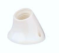 PL-091B Portalámparas para pared blanco casquillo E27 oblicuo