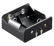 POR-025 Portapilas para 2 pilas RC-20 / LR-20 / D