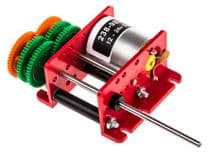 PRO-927D/A Motor con engranajes de reductora de 12V a 24Vcc 2100 RPM