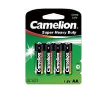 R-06C Blister de 4 Pilas salinas CAMELION R06 = AA