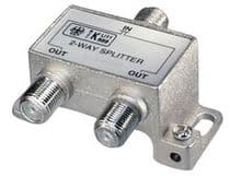 RE-02B Repartidor distribuidor de señal 1 entrada 2 salidas 5-1000Mhz