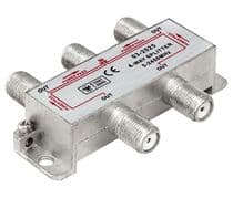 RE-122 Repartidor distribuidor de señal de antena 1 entrada y 4 salidas 5-2450Mhz