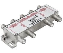 RE-124 Repartidor distribuidor de señal de antena Tv 1 entrada y 8 salidas 5-2450Mhz