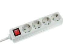 REGLE-4IC Regleta 4 bases schuko con interruptor y cable 1,5m