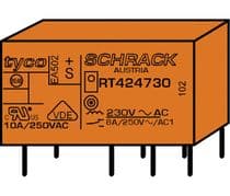 RL-056 Mini-Relé para soldar en circuito Impreso 220VCA/8A 2 circuitos