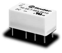 RL-164 Relé miniatura 12Vcc de 2 circuitos 2+6 pines